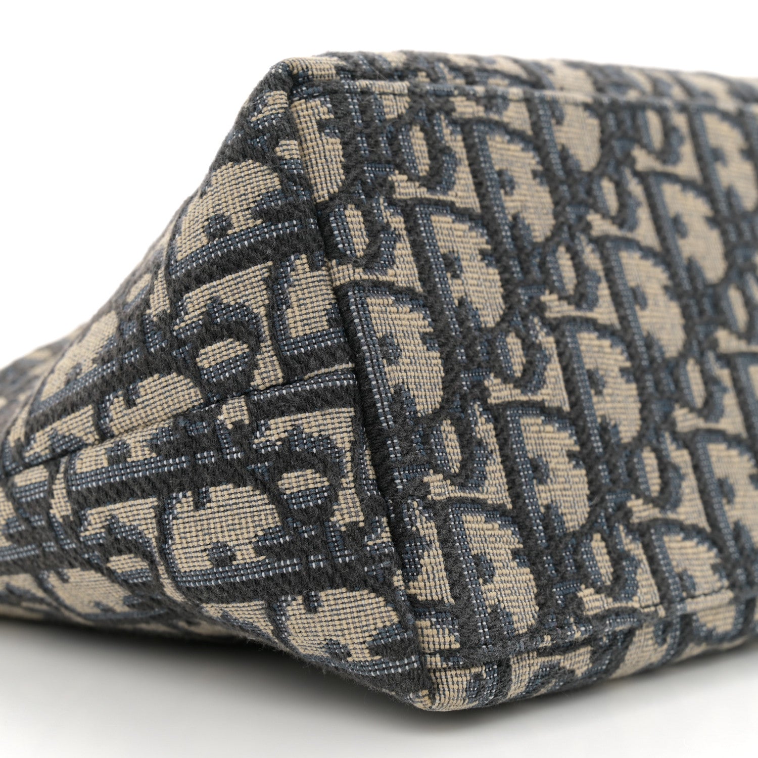 Christian Dior Oblique Medium Diortravel Nomad Pouch Blue 9 of 10