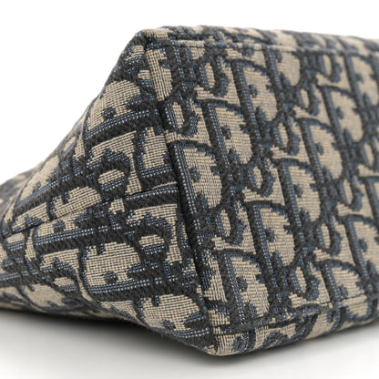 Christian Dior Oblique Medium Diortravel Nomad Pouch Blue 9 of 10