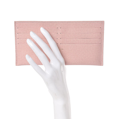 Louis Vuitton Calfskin Felicie Card Holder Insert Rose Ballerine 2 of 6