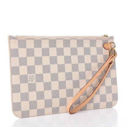 Louis Vuitton Damier Azur Neverfull MM GM Pochette 3 of 6