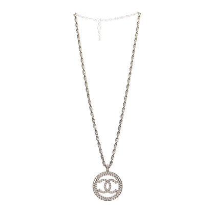 Chanel Pearl CC Round Pendant Necklace Gold 2 of 5