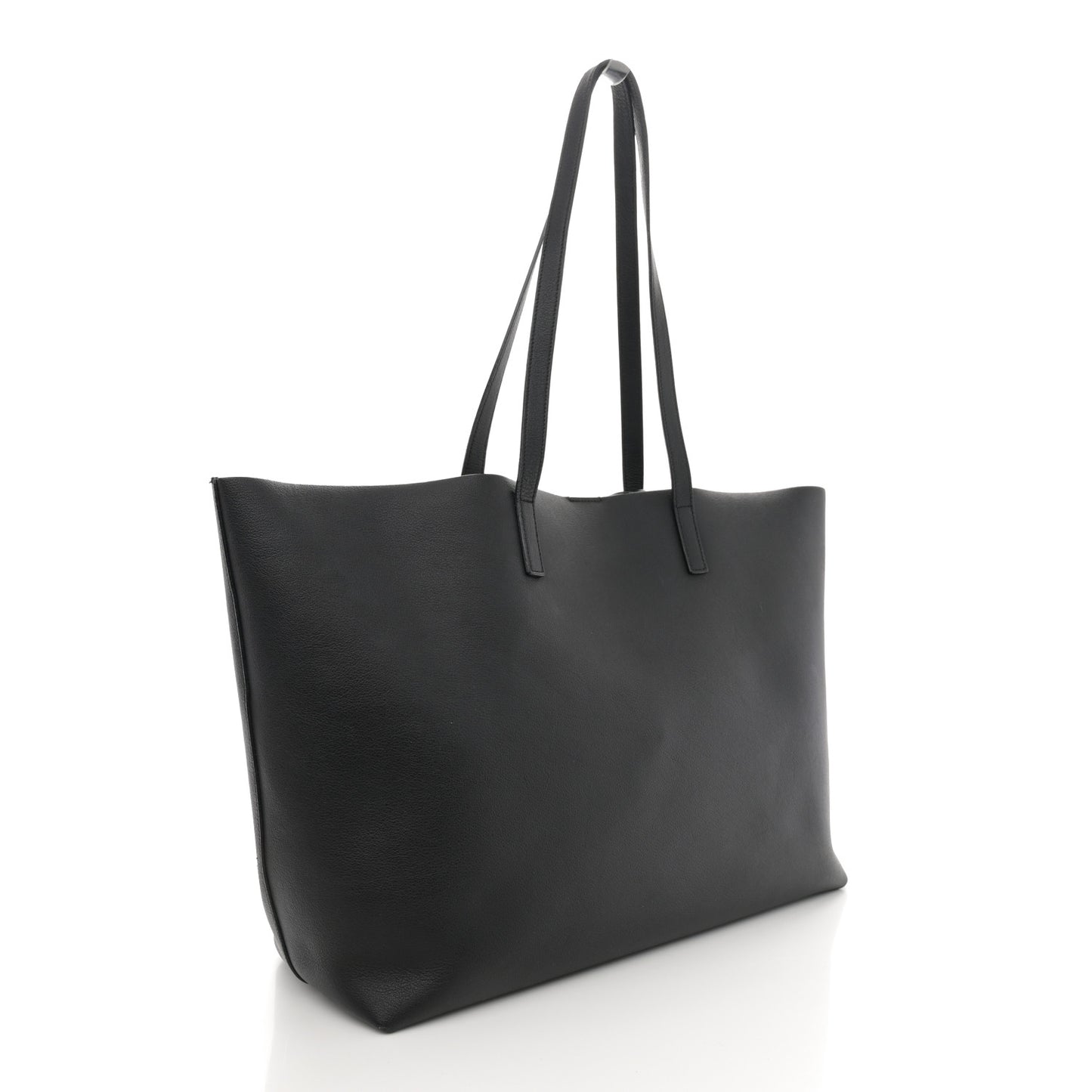 Calfskin Large Shopping Tote Black