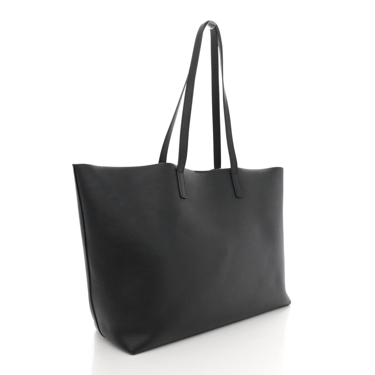Saint Laurent Calfskin Large Shopping Tote Black 4 of 14