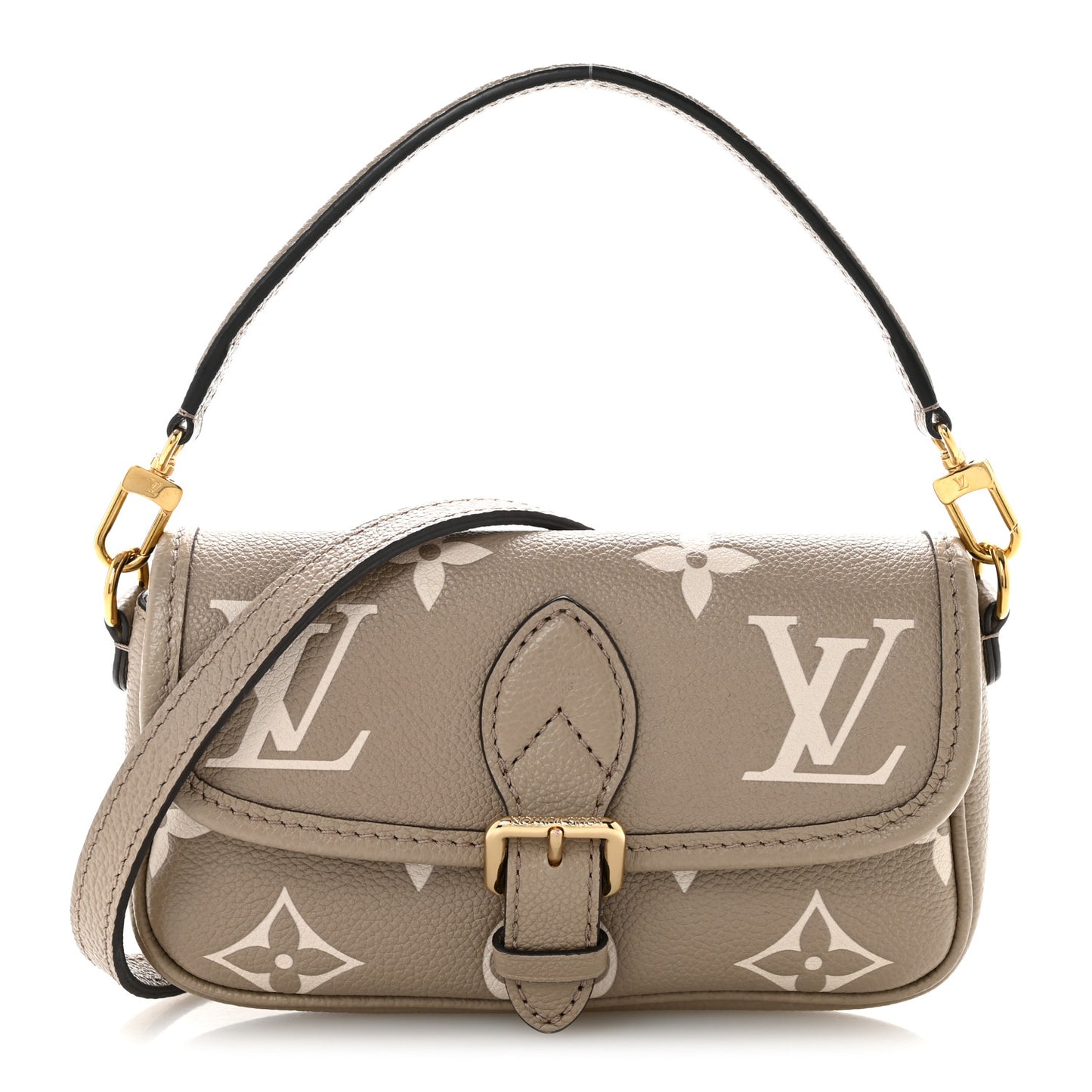 Empreinte Monogram Giant Nano Diane Tourterelle Creme
