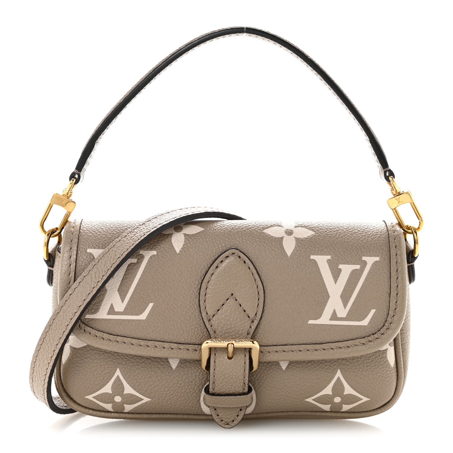 Louis Vuitton Empreinte Monogram Giant Nano Diane Tourterelle Creme 1 of 12