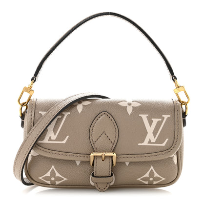 Louis Vuitton Empreinte Monogram Giant Nano Diane Tourterelle Creme 1 of 12