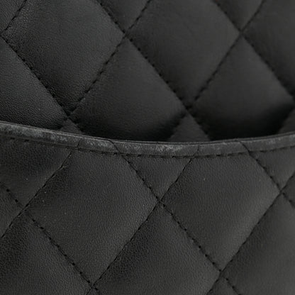 Chanel Calfskin Quilted Large Cambon Bowler Black 12 of 14