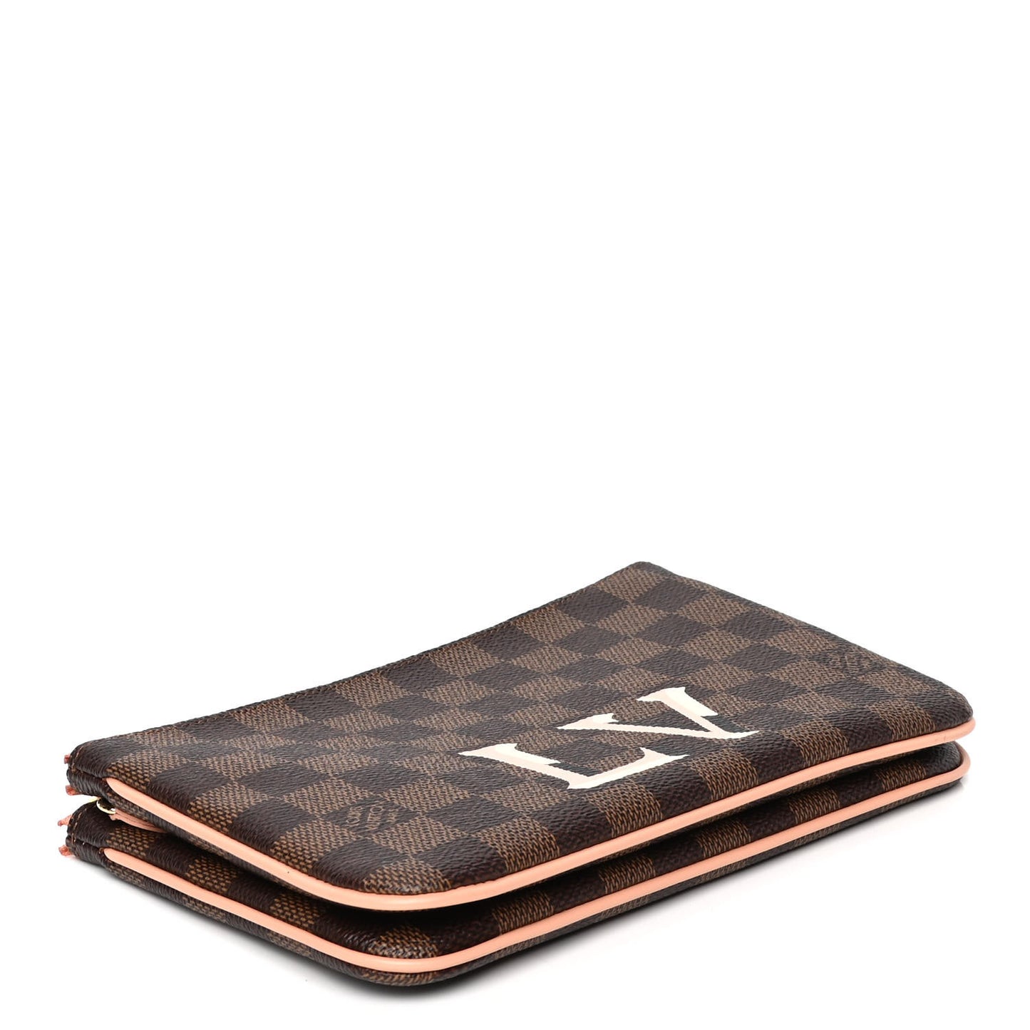 Damier Ebene Double Zip Pochette