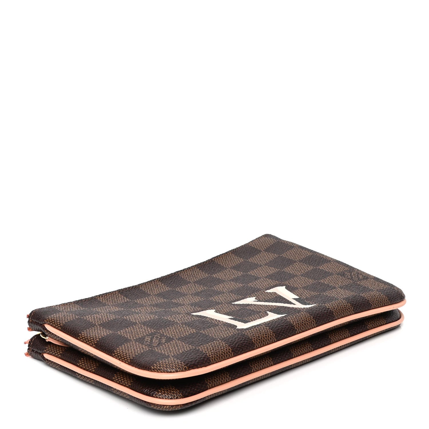 Louis Vuitton Damier Ebene Double Zip Pochette 3 of 4