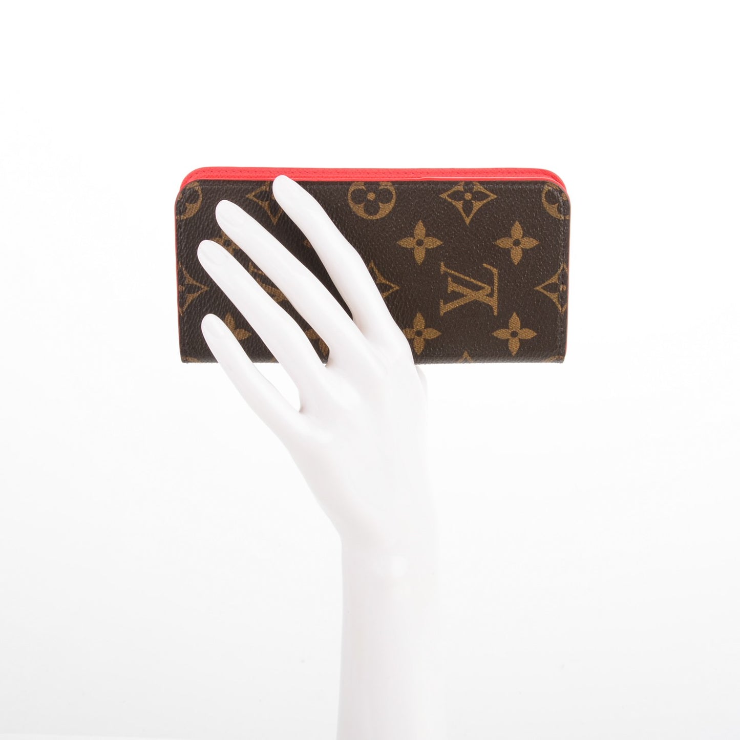 Monogram iPhone 6 Plus Folio Case Rouge