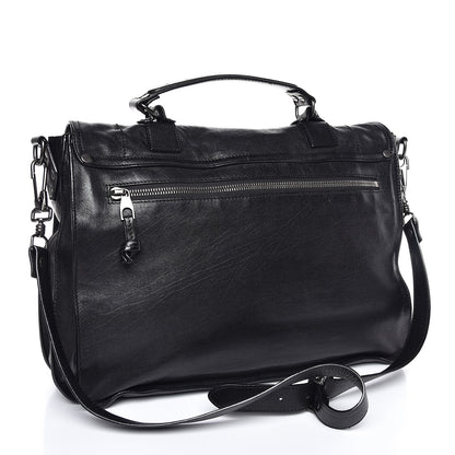 Proenza Schouler Lambskin PS1 Large Satchel Black 4 of 9