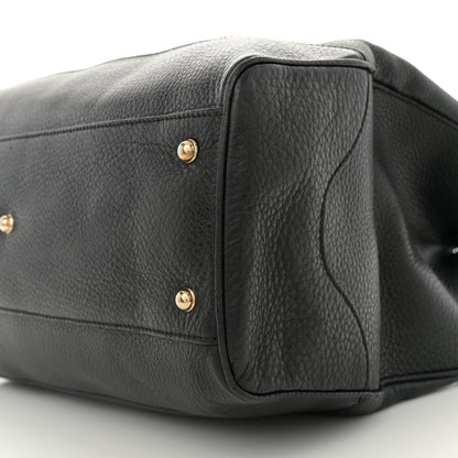 Gucci Grained Calfskin Medium Diana Bamboo Top Handle Tote Black 10 of 14