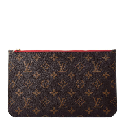 Louis Vuitton Monogram Neverfull MM GM Pochette Cherry 1 of 11