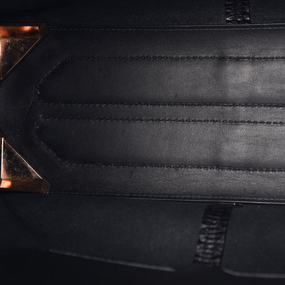 Alexander Wang Pebbled Calfskin Prisma Skeletal Tote Black Rose Gold Hardware 9 of 11