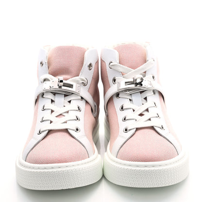 Hermes Canvas Calfskin Daydream Sneakers 35 Framboise White 2 of 9