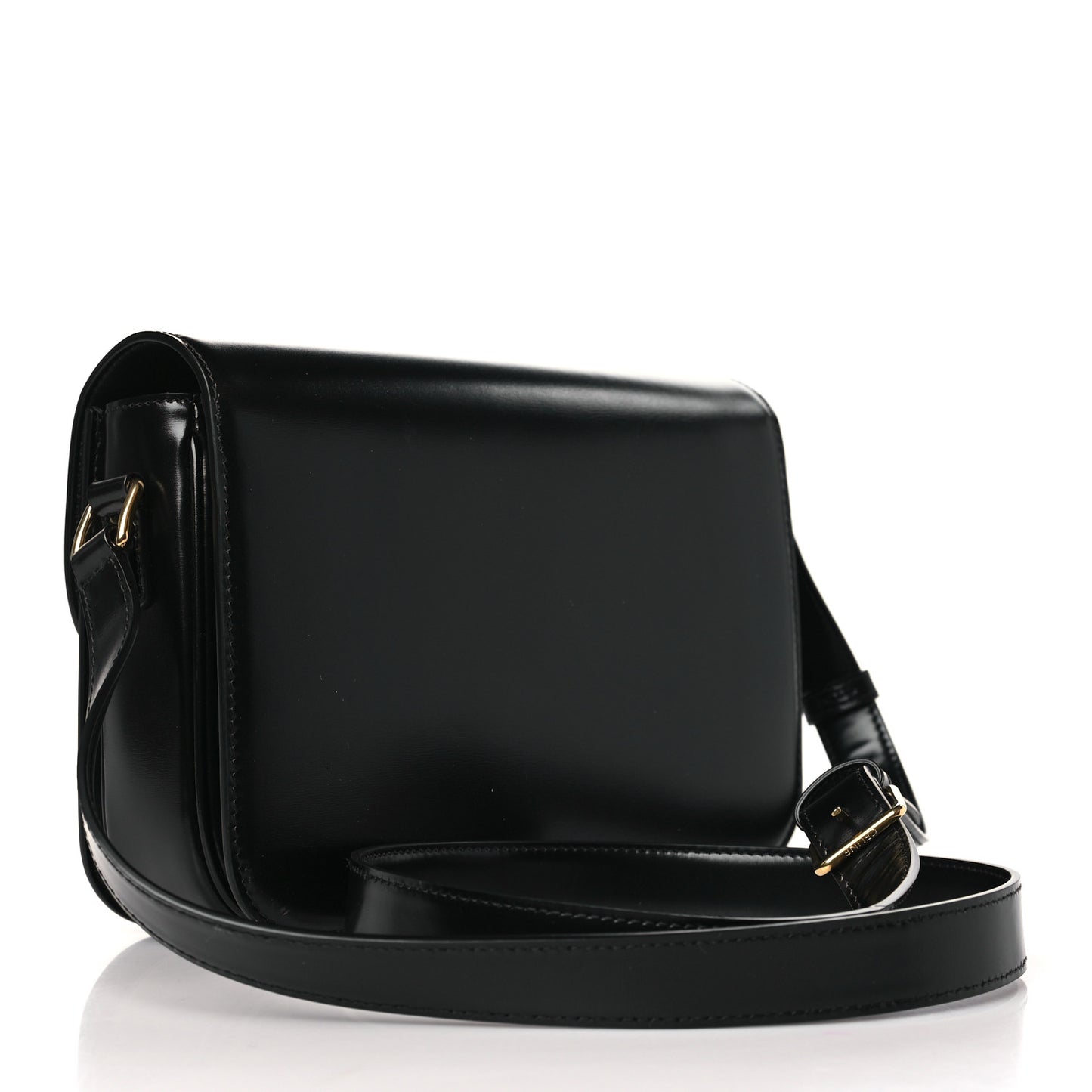 Shiny Calfskin Medium Triomphe Black