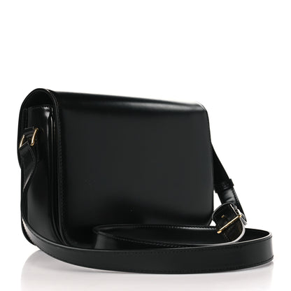 Celine Shiny Calfskin Medium Triomphe Black 3 of 9