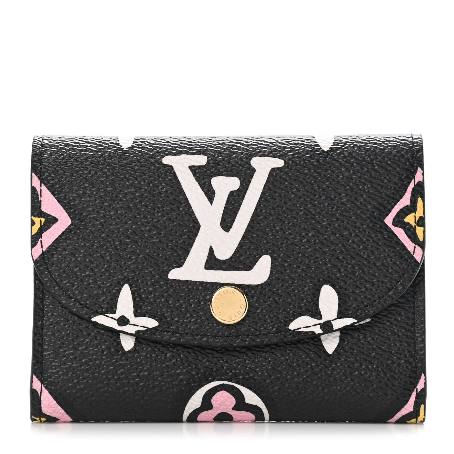 Monogram Giant Wild At Heart Rosalie Coin Purse Black