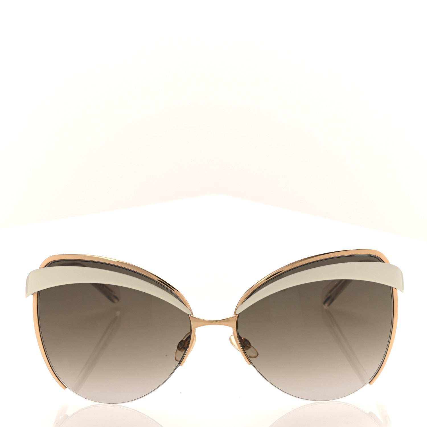Christian Dior Metal Butterfly Sunglasses White 2 of 8