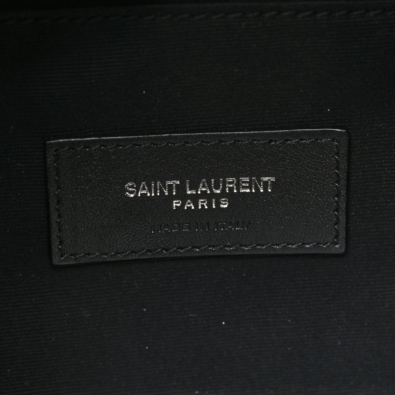Saint Laurent Calfskin Monogram Belt Bag Black 6 of 10