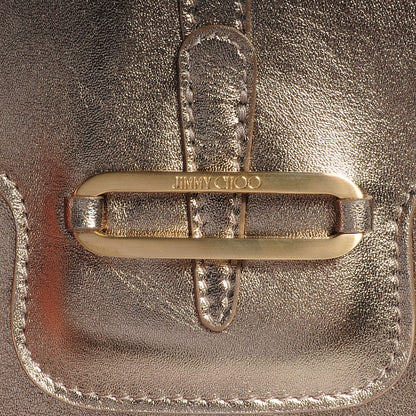 Jimmy Choo Leather Clutch Bag Metallic Gold 5 of 8