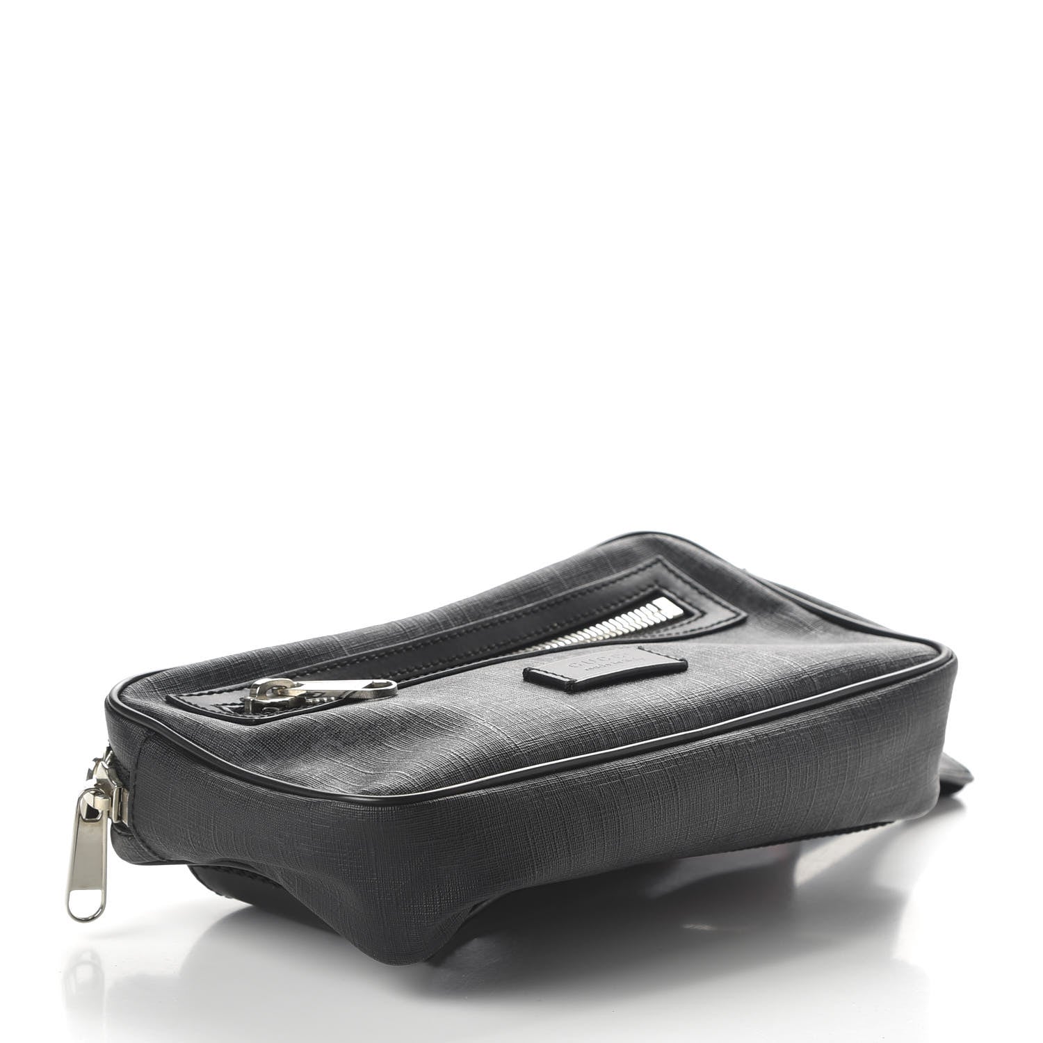 Gucci Soft GG Supreme Monogram Web Belt Bag Black Grey 4 of 11