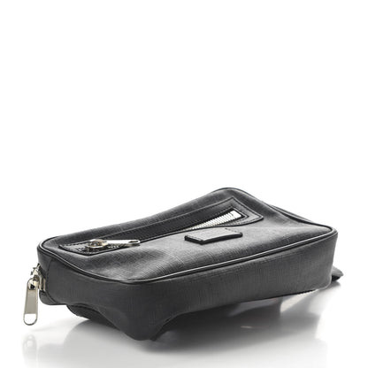 Gucci Soft GG Supreme Monogram Web Belt Bag Black Grey 4 of 11