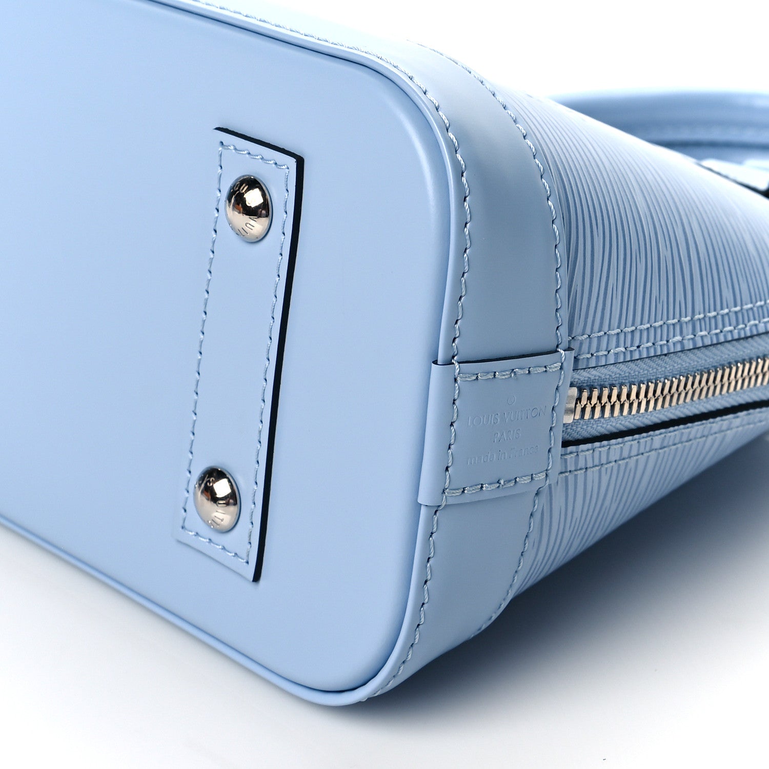 Louis Vuitton Epi Jacquard Alma BB Bleu Nuage 6 of 10