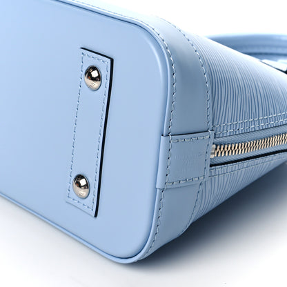 Louis Vuitton Epi Jacquard Alma BB Bleu Nuage 6 of 10