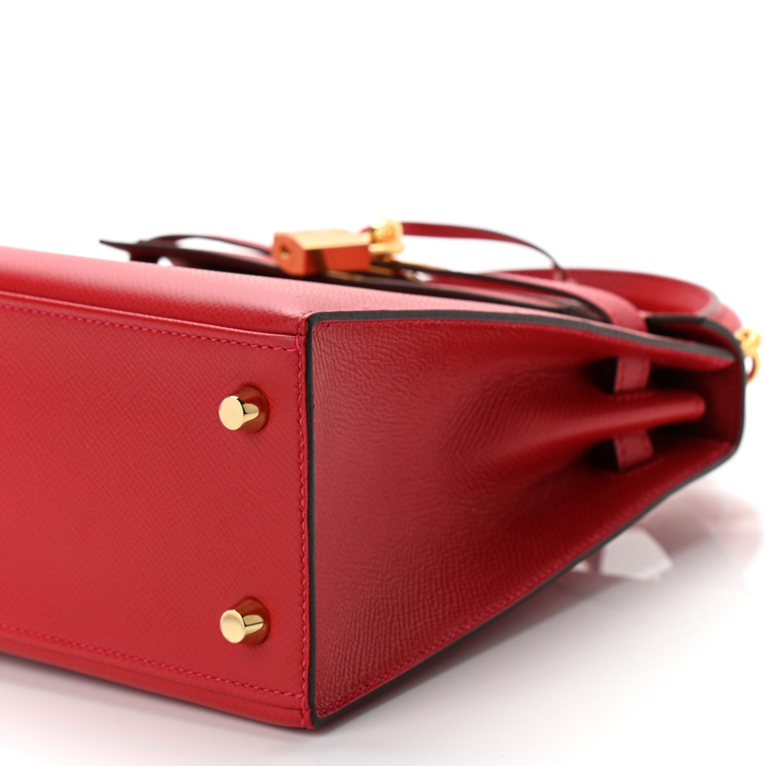 Hermes Epsom Kelly Sellier 25 Rouge Casaque 11 of 12
