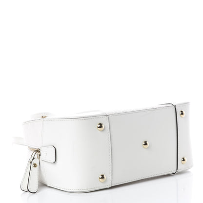 Gucci Calfskin Diamante Small Top Handle Bag White 5 of 13