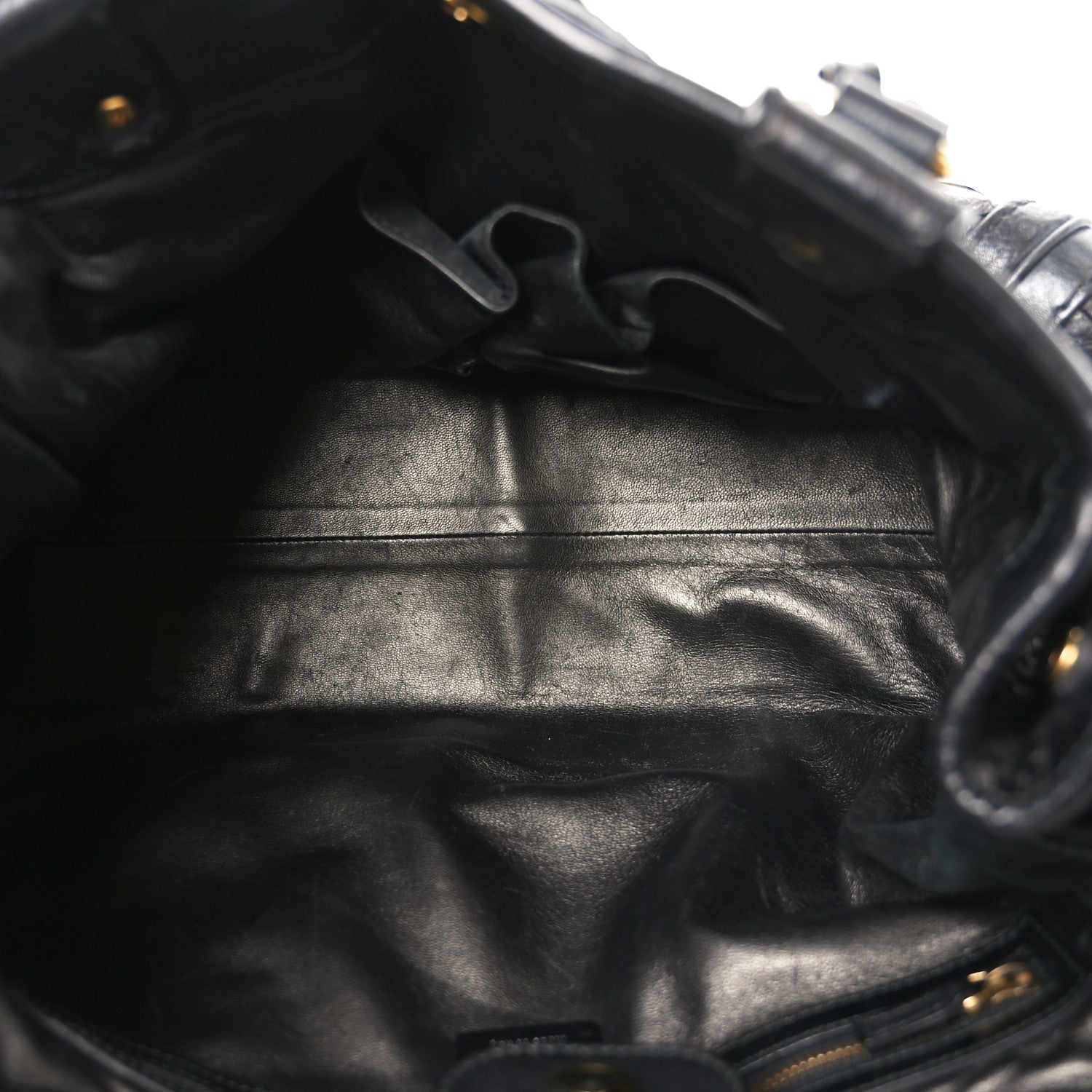 Gucci Snakeskin Medium GG Running Tote Black 5 of 11
