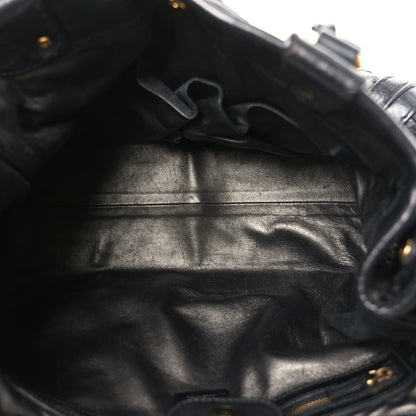 Gucci Snakeskin Medium GG Running Tote Black 5 of 11