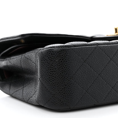 Chanel Caviar Quilted Medium Double Flap Black 9 of 11