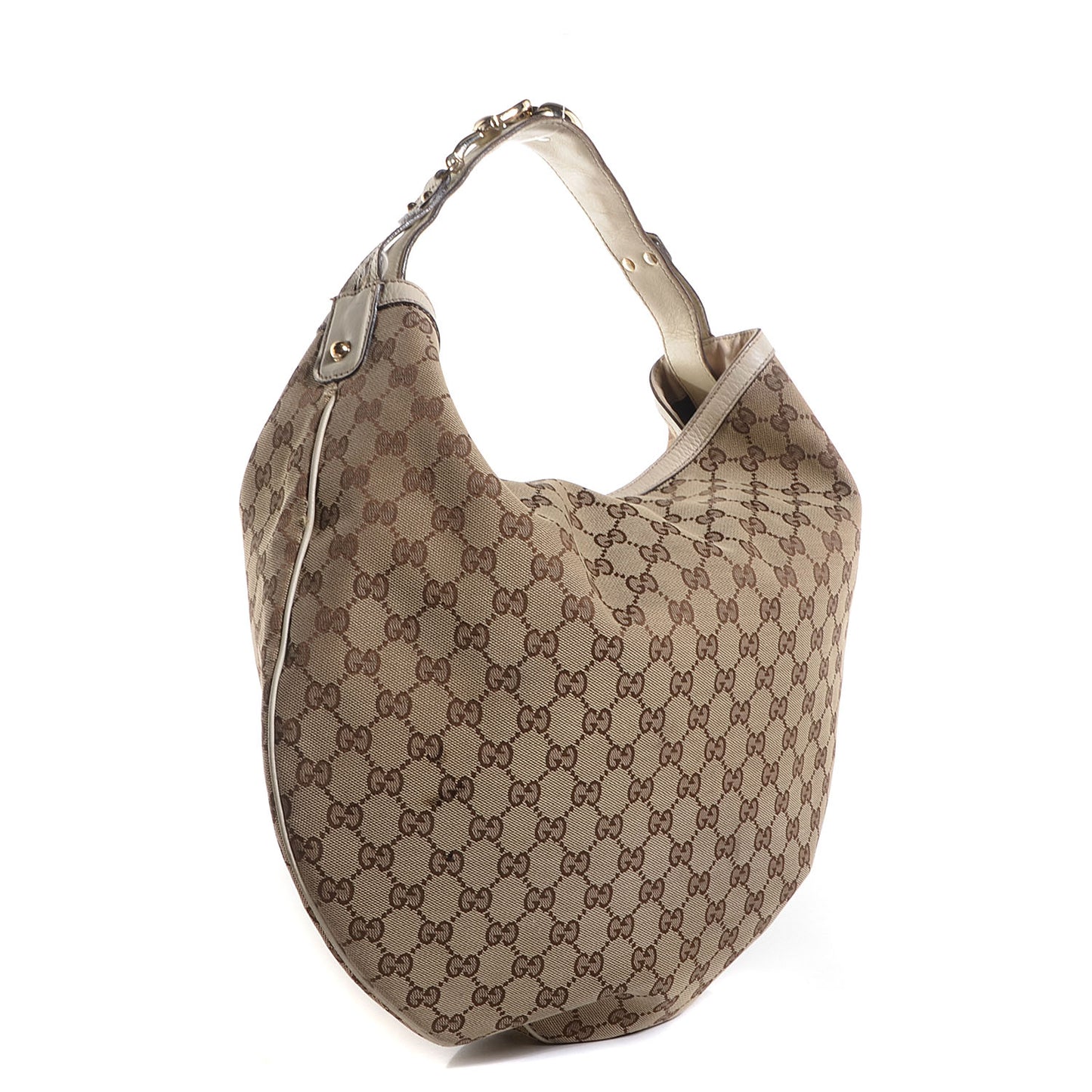 Monogram Wave Hobo Off White