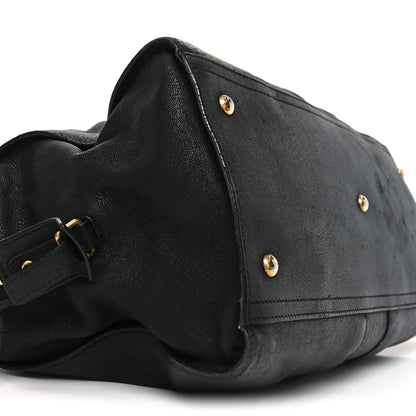 Saint Laurent Sheepskin Medium Cabas Chyc Black 9 of 10
