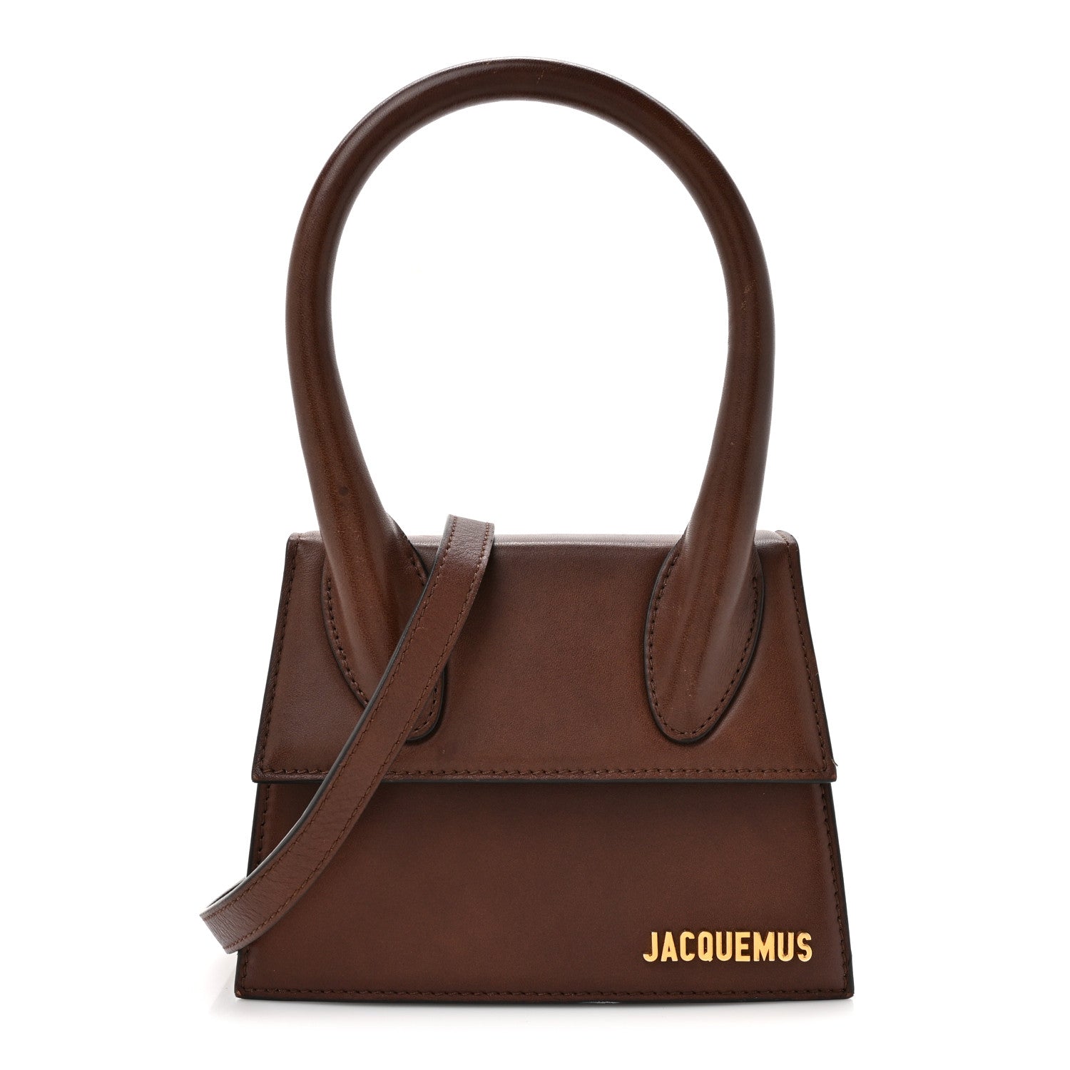 Jacquemus Smooth Calfskin Le Grand Chiquito Dark Brown 1 of 20