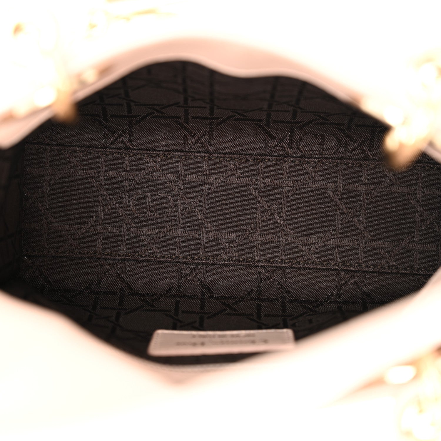 Christian Dior Lambskin Cannage Mini Lady Dior Aesthetic Beige 5 of 14