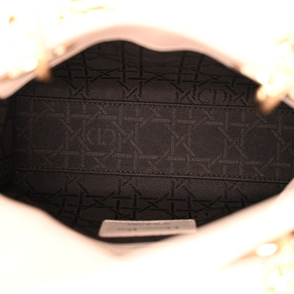 Christian Dior Lambskin Cannage Mini Lady Dior Aesthetic Beige 5 of 14