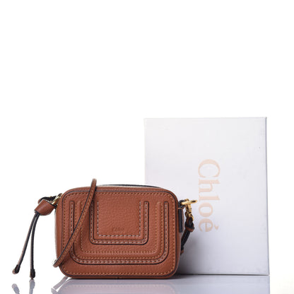 Chloe Calfskin Mini Marcie Crossbody Bag Tan 9 of 9