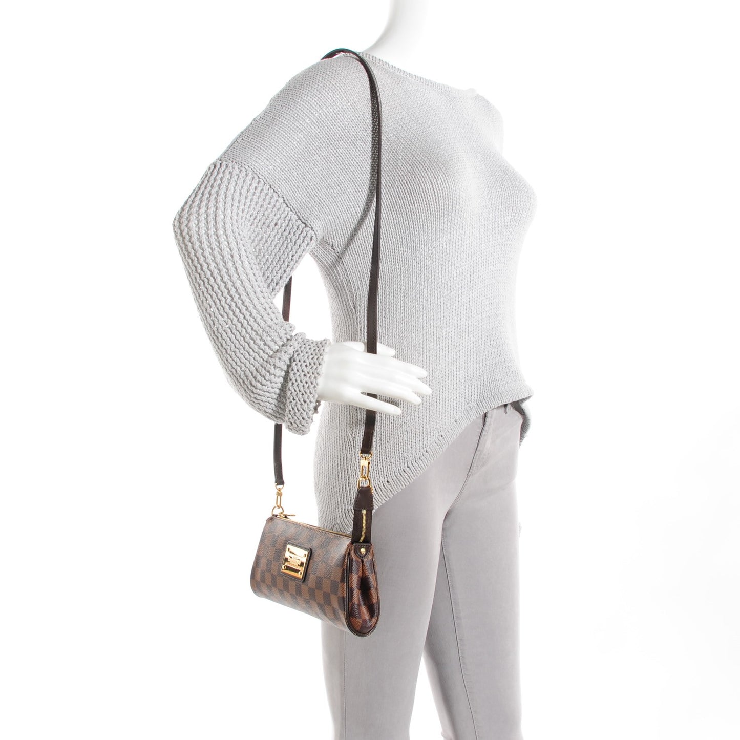Damier Ebene Eva Clutch