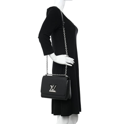 Louis Vuitton LOUIS VUITTON Epi Twist Shoulder Bag MM Black 2 of 20