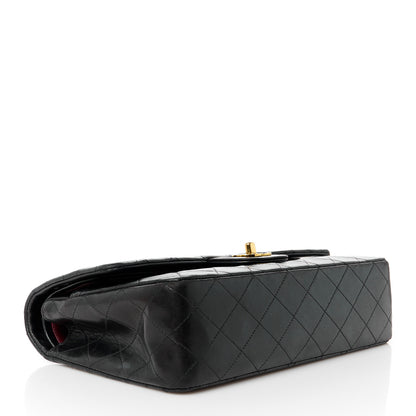 Chanel Lambskin Quilted Medium Double Flap Black 4 of 14