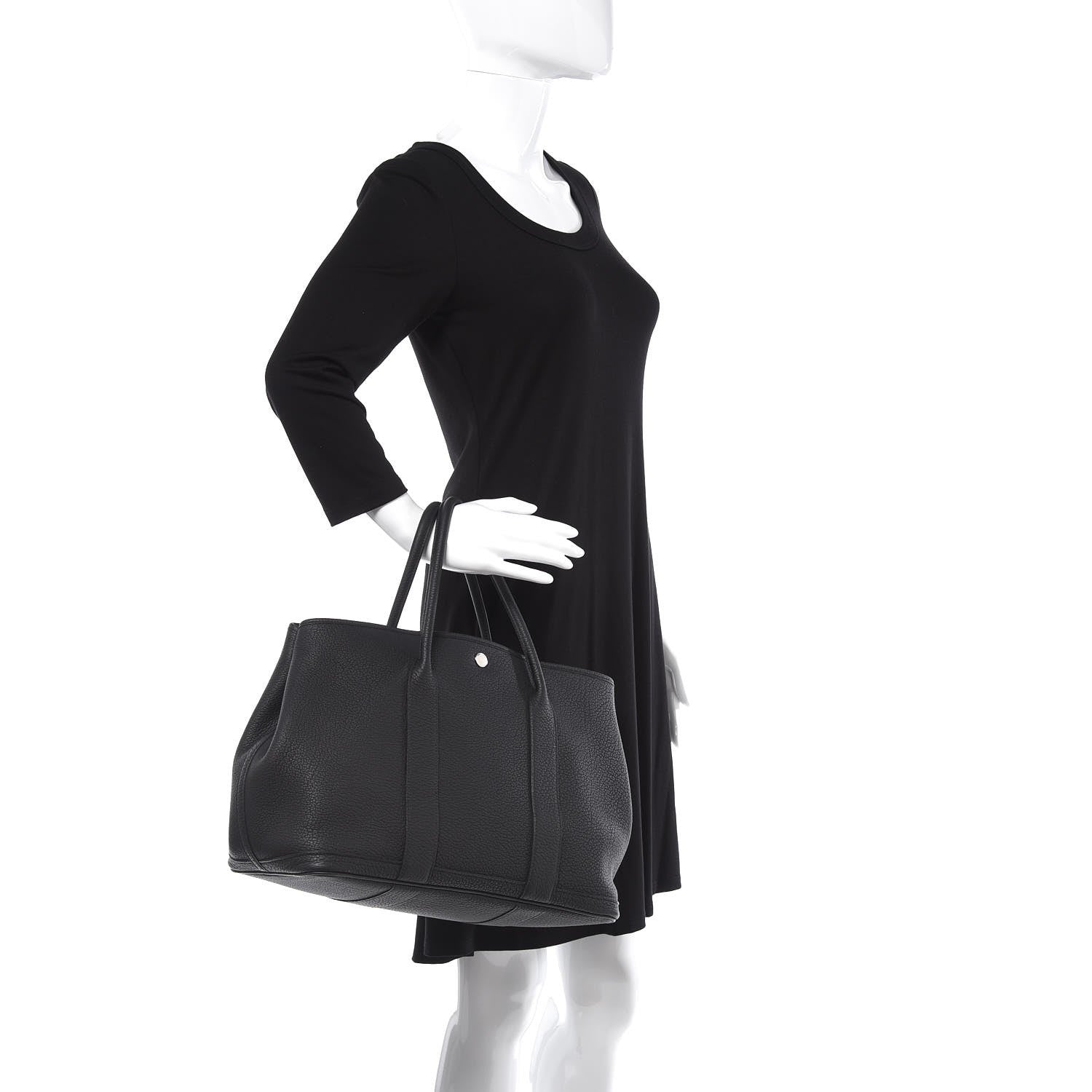 Hermes Negonda Garden Party Tote 36 MM Black 2 of 7