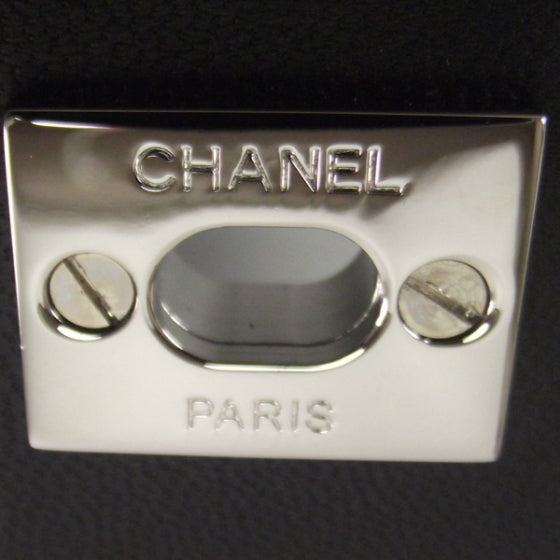 Chanel Lambskin Stitched Medium Flap Black 10 of 11