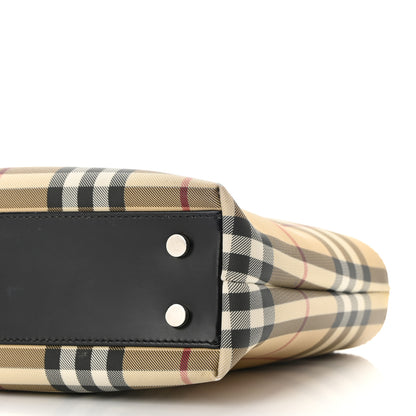 Burberry House Check Small Tote Black 10 of 11