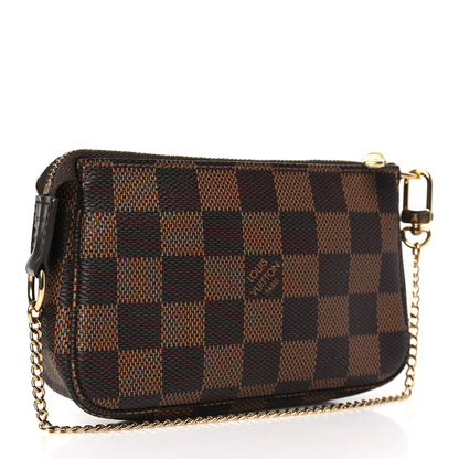 Louis Vuitton Damier Ebene Mini Pochette Accessories 2 of 10
