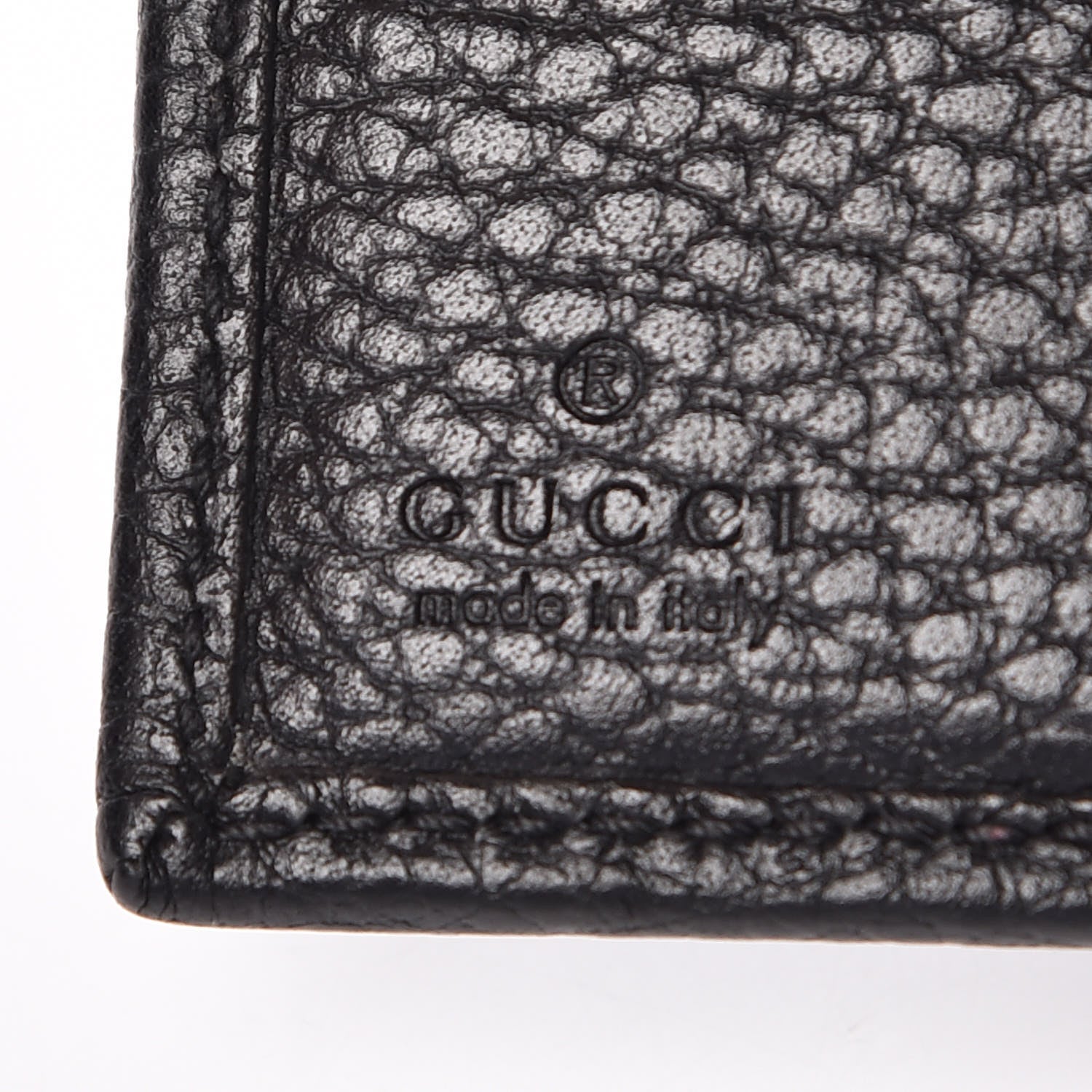 Gucci Dollar Calfskin GG Marmont French Wallet Black 7 of 9
