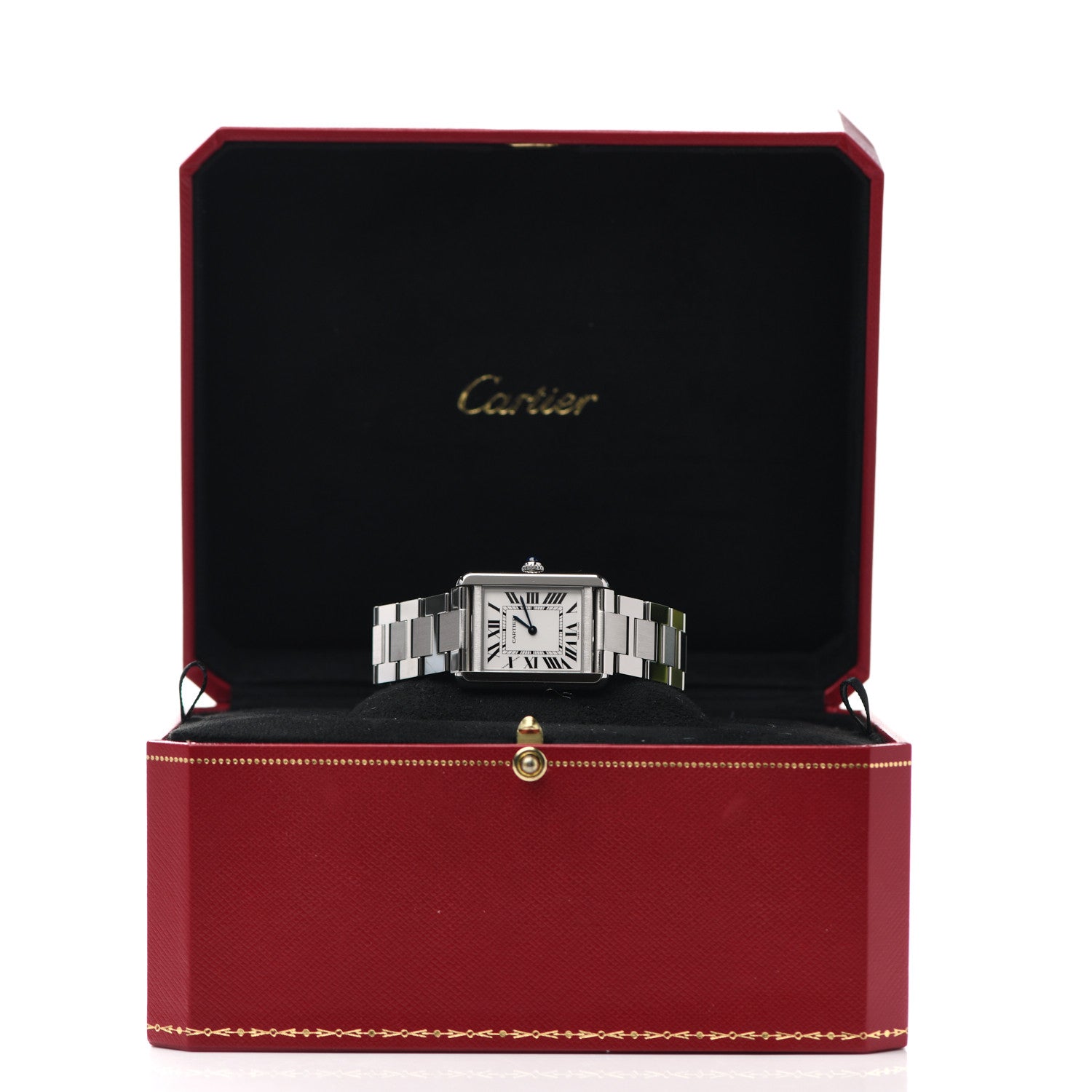 Cartier Stainless Steel 24mm Tank Solo Quartz Watch 5 of 5