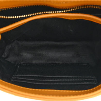 Saint Laurent Calfskin Y Quilted Monogram Toy Loulou Crossbody Bag Cheddar 5 of 11